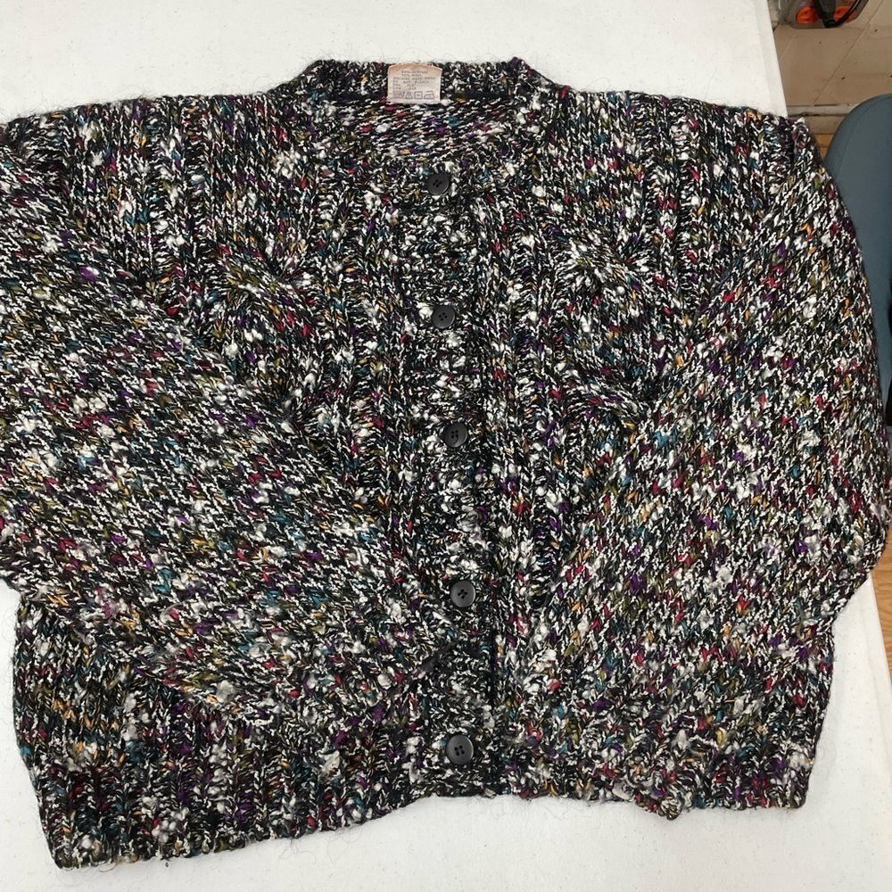 D.D Sloane Button Up Multicolored Sweater